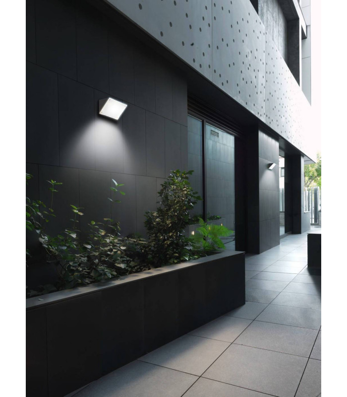 1 Light Outdoor Wall Light White IP65, E27
