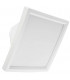 2 Light Outdoor Wall Light WhiteIP65, E27