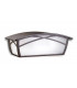 1 Light Outdoor Wall Lantern Rusty Brown, E27