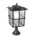 1 Light Outdoor Post Lantern Rusty Brown IP65, E27