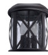 3 Light Outdoor Wall Lantern Rusty Brown, E14