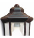 1 Light Outdoor Wall Lantern Rusty Brown, E27