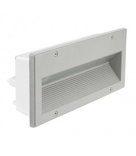 1 Light Outdoor Wall Light Grey IP44
