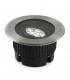 LED 9 Light Round Recessed Floor Light Stainless Steel Aisi 316 IP67