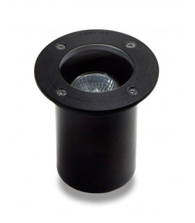 1 Light Round Recessed Floor Light Urban Grey IP67, GU10