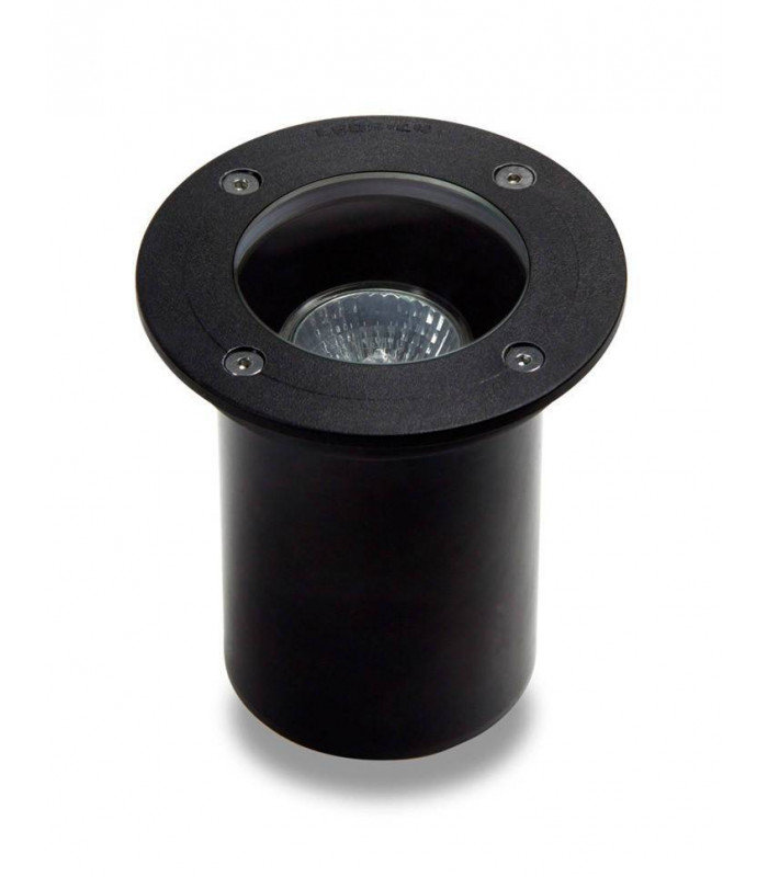 1 Light Round Recessed Floor Light Urban Grey IP67, GU10