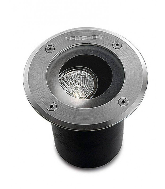 1 Light Round Recessed Floor Light Stainless Steel Aisi 316 IP67, GU10