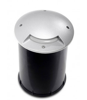 1 Light Recessed Floor Light Grey IP67, E27