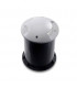 1 Light Recessed Floor Light Grey IP67, E27