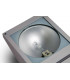 1 Light Outdoor Wall Washer Light Grey IP65