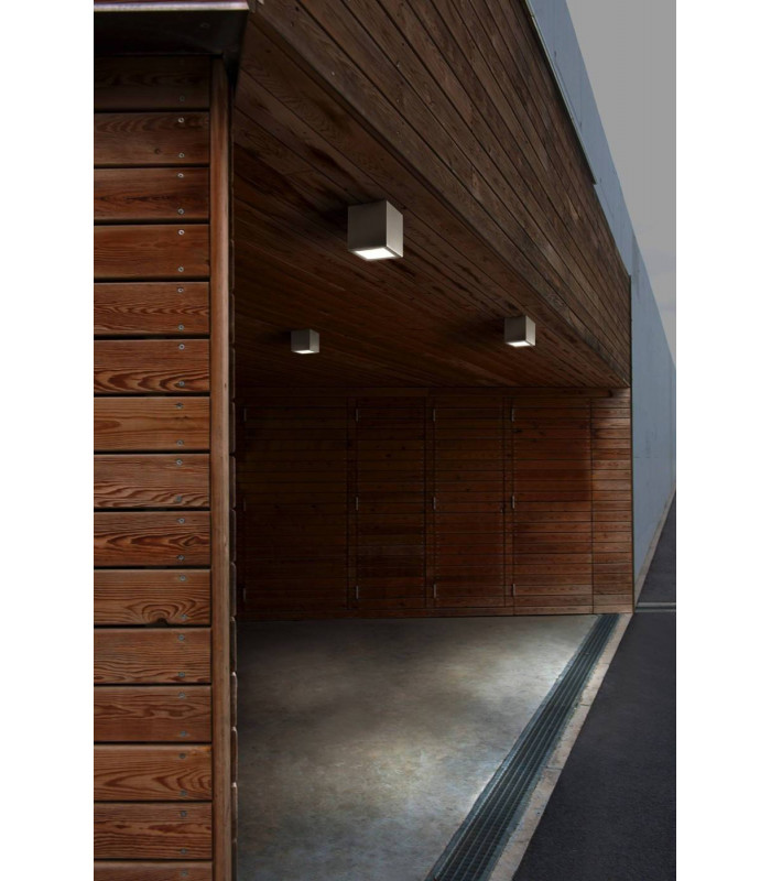 1 Light Outdoor Surface Mounted Ceiling Light Stainless Steel Aisi 316 IP44, E27
