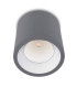 LED 1 Light Outdoor Surface Mounted Ceiling Light Grey IP65