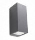 2 Light Outdoor Wall Light Urban Grey IP44, GU10
