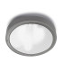 1 Light Small Outdoor Ceiling Light Grey IP65, E27