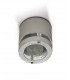 1 Light Outdoor Surface Mounted Ceiling Light Grey IP54, GU10