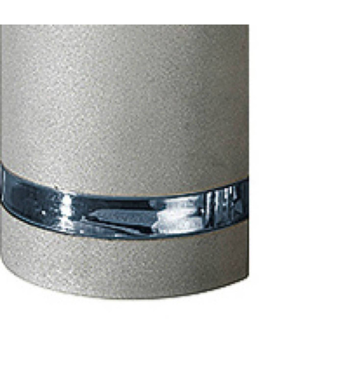 1 Light Outdoor Surface Mounted Ceiling Light Grey IP54, GU10