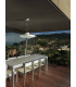 4 Light Outdoor Ceiling Pendant Light White IP44, E27