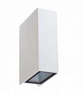 LED 2 Light Outdoor Wall Light White IP44