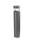 1 Light Small Outdoor Bollard Light Urban Grey IP65, E27