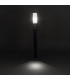 LED 2 Light Outdoor Bollard Light Urban Grey with PIRSensor IP65, E27