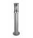 1 Light Outdoor Bollard Light Grey IP65, E27