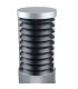 1 Light Outdoor Bollard Light Grey IP65, E27