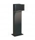 LED 1 Light Outdoor Bollard Light Urban Grey IP65