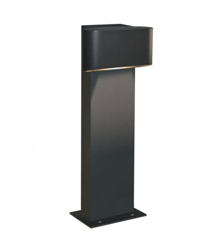 LED 1 Light Outdoor Bollard Light Urban Grey IP65