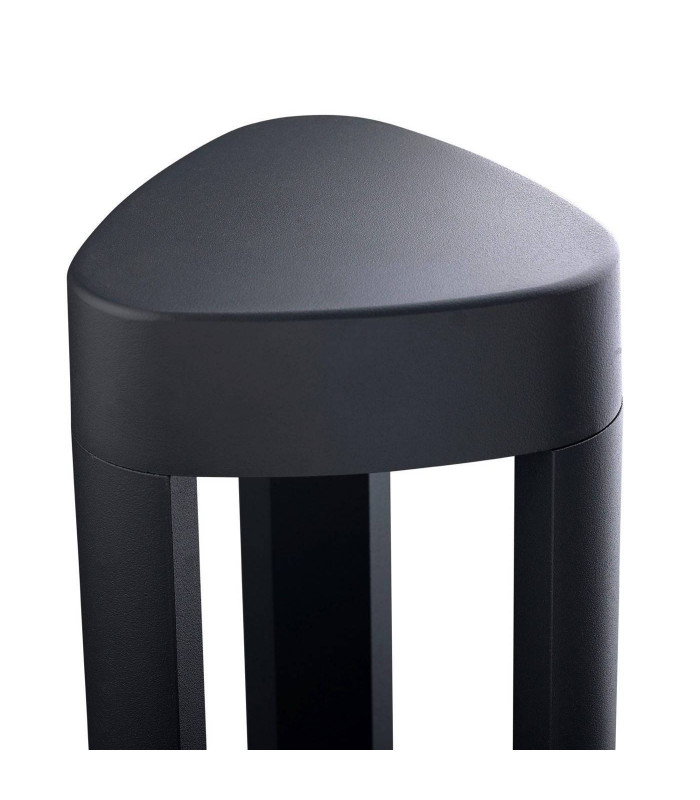 LED 1 Light Outdoor Bollard Light Urban Grey IP54