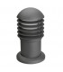 1 Light Small Outdoor Bollard Light Urban Grey IP44, E27