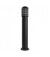 1 Light Large Outdoor Bollard Light Urban Grey IP44