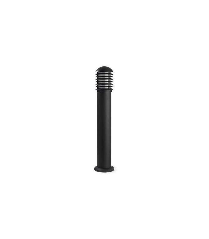 1 Light Large Outdoor Bollard Light Urban Grey IP44