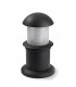 1 Light Small Outdoor Bollard Light Urban Grey IP44, E27