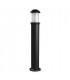 1 Light Large Outdoor Bollard Light Urban Grey IP44, E27