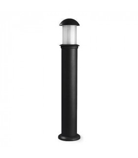 1 Light Large Outdoor Bollard Light Urban Grey IP44, E27