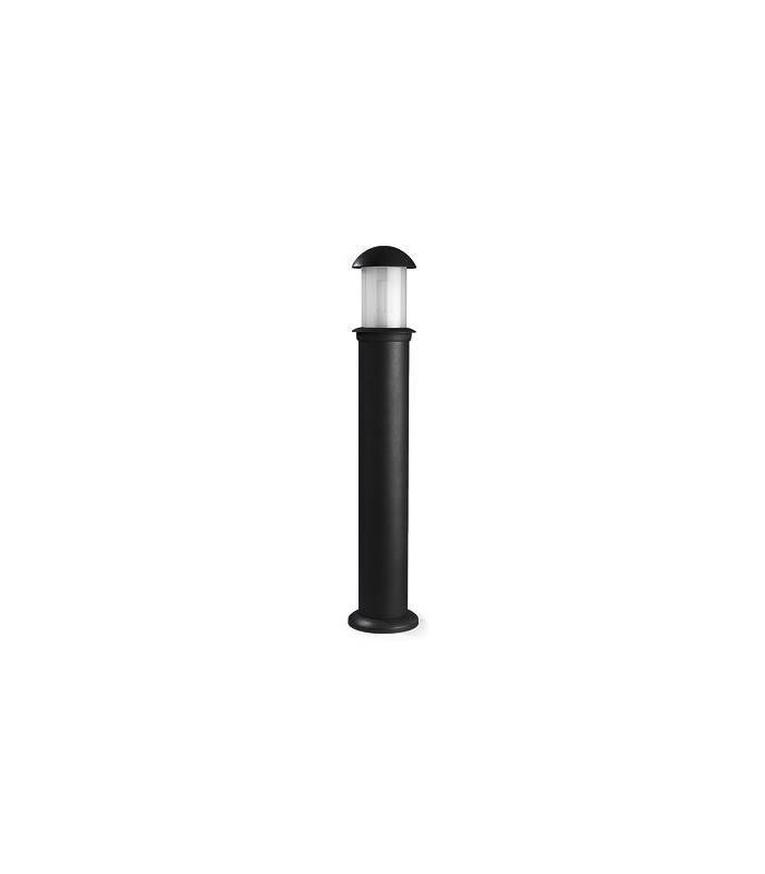 1 Light Large Outdoor Bollard Light Urban Grey IP44, E27
