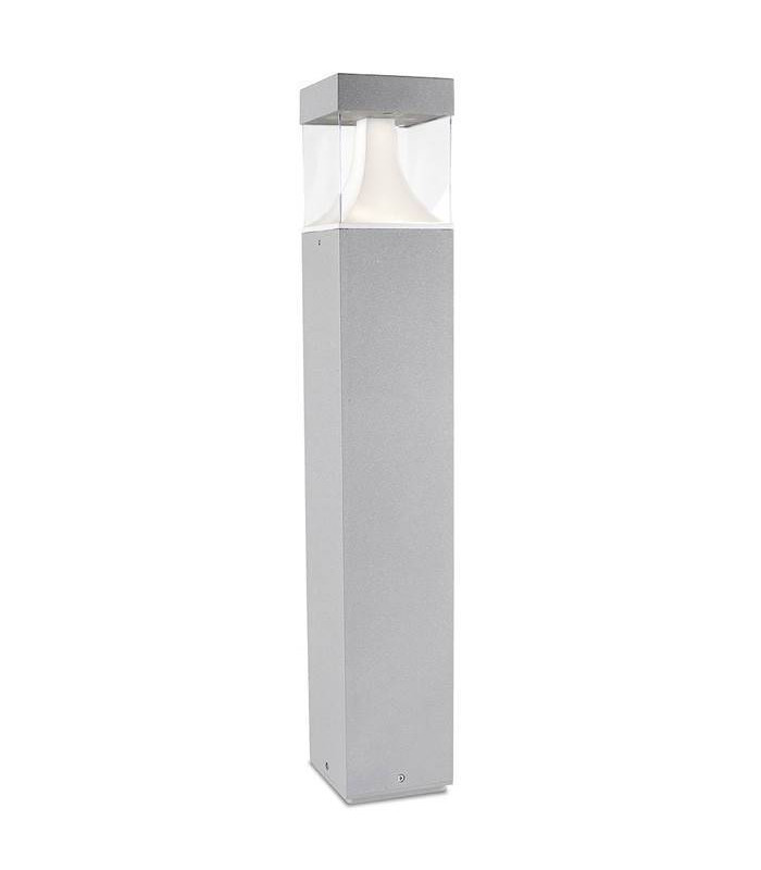 LED 4 Light Outdoor Bollard Light Grey IP54