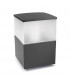 1 Light Small Outdoor Bollard Light Urban Grey IP54, E27