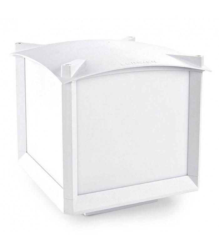 1 Light Medium Outdoor Bollard Light White IP44, E27