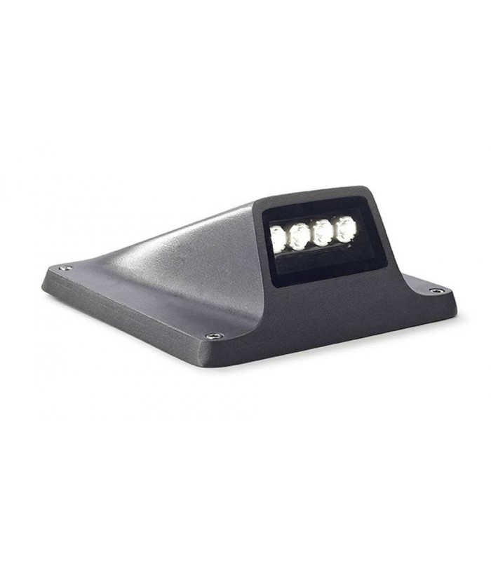 LED 4 Light Outdoor Bollard Light Urban Grey