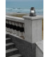 1 Light Outdoor Bollard Light Urban Grey IP65, E27