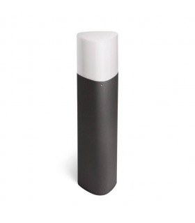 1 Light Small Outdoor Bollard Light Urban Grey IP44, E27