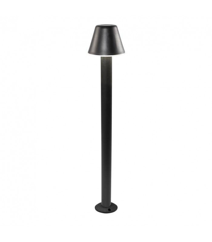1 Light Outdoor Bollard Light Black IP54, E27