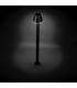 1 Light Outdoor Bollard Light Black IP54, E27