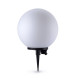 1 Light Small Outdoor Lamp Matt White IP44, E27