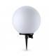 1 Light Medium Outdoor Lamp Matt White IP44, E27