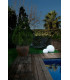 1 Light Medium Outdoor Lamp Matt White IP44, E27