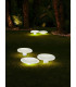 4 Light Outdoor Lamp Matt White  IP65, E27