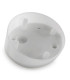 4 Light Outdoor Lamp Matt White  IP65, E27
