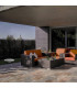 4 Light Outdoor Lamp Matt White  IP65, E27
